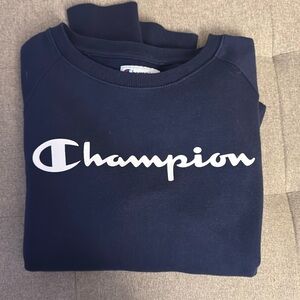 Navy Blue Champion Crew Neck